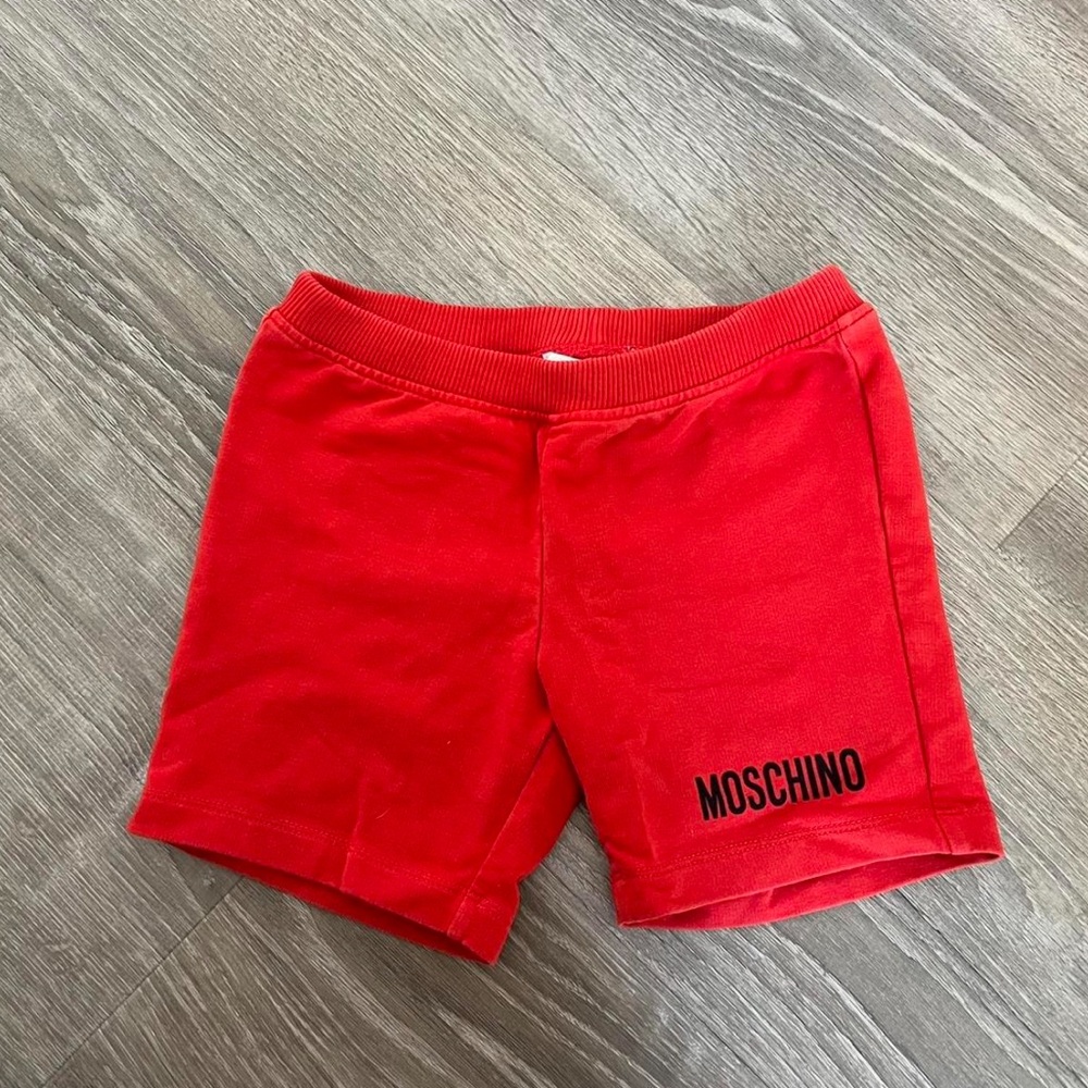 Moschino Vibrant Red Kids Shorts